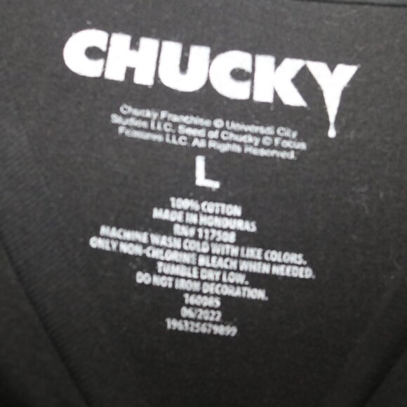 Chucky Large Tee shirt Large mens/teens - Picture 3 of 5